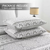 Striking Quilted coverlet and pillowcovers set: Make a Bold Impact - Queen size