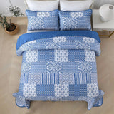 Blissful Quilted bedspread and pillowcovers set: Relax in Style - Queen size