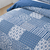 Blissful Quilted bedspread and pillowcovers set: Relax in Style - Queen size