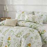 Artistic Quilted coverlet and pillowcovers set: Unleash Your Creativity - Queen size