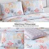 Decorative Quilted coverlet and pillowcovers set: Enhance Your Home Decor - Queen size