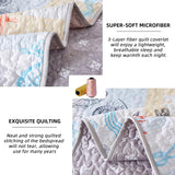 Decorative Quilted coverlet and pillowcovers set: Enhance Your Home Decor - Queen size