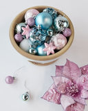 Ornament Assortment Blue/Pink 42Pcs