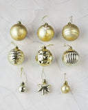 Ornament Assortment Gold 42Pcs