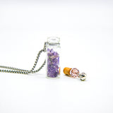 Gift Gox - Crystal Bottle (Amethyst) + Purify Oil Blend