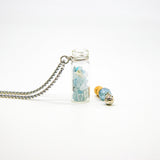 Gift Gox - Crystal Bottle (Aquamarine) + Purify Oil Blend