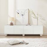 Ava White TV Unit