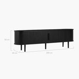 Tate 200cm TV Unit in Natural