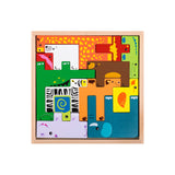 Children's creative wooden three -dimensional puzzle