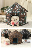 Outdoor Waterproof Cat House - Insulated, Weatherproof, Warm Shelter for Cats, Ideal for Winter Protection, Size: M 40*41cm