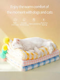 Multi-Use Pet Blanket -Soft Cushion, Blanket, and Pillow for Cats and Small Dogs, Yellow XL100*78CM