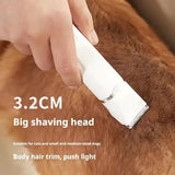 White T70 4-in-1 Pet Grooming Kit – Full Body, Detail, Paw Hair Trimmer & Nail Grinder