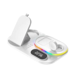 Three in one multifunctional RGB lamp wireless charging