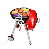 Kids BBQ Pretend Play Cooking Set Sausages Utensils Barbecue Grill Toy Cooker