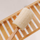 Clevinger Eco Loofah Back Scrubber with Wood Handle