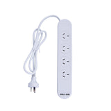 4 Outlet Powerboard With Surge Protection and Dual USB Charger