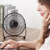 360 Degree Tilt Adjustable USB Portable Mini Desk Fan