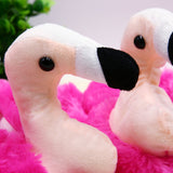 Fluffy Flamingo Slippers for Kids Size Small 30/31 EUR