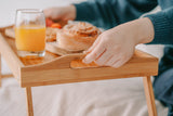 Foldable Bamboo Bed Tray / Breakfast Serving Table