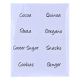 Cook Easy 40pc Pantry Label Stickers