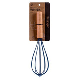 2pcs Beechwood & silicone whisk navy