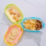 Cook Easy Set of 3 Oval Plastic Snack Baskets