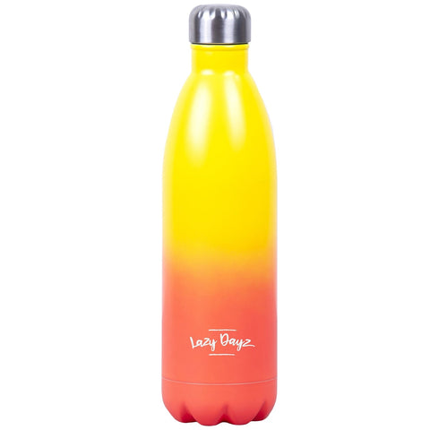 Lazy Dayz Jumbo Drink Bottle 1L - Yellow Peach Ombre