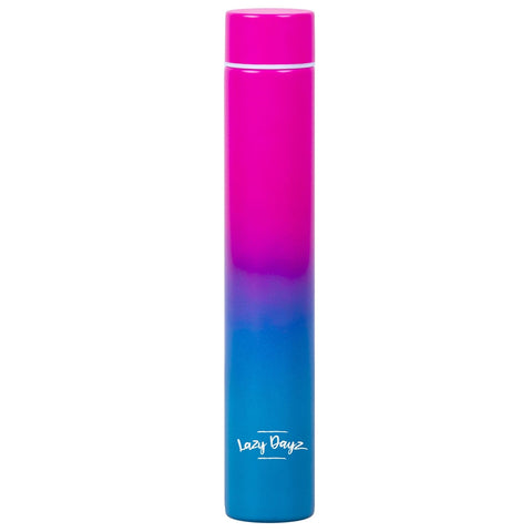 Lazy Dayz 300ml Slimline Insulated Drink Bottle - Pink Blue Ombre