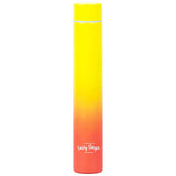 Lazy Dayz 300ml Slimline Insulated Drink Bottle - Yellow Peach Ombre