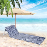 Lazy Dayz Fold Up Beach Lounger - Makena