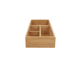 Bamboo Storage Box with 4 Slots