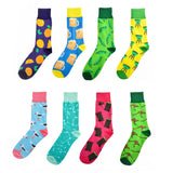 8 Pairs Fashion Novelty Funny  Socks one Size 5-13 Men  Socks  Women  Socks #2