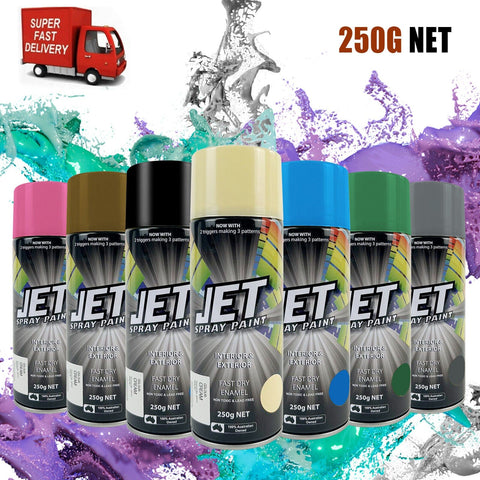 3PK 250g Spray Paint Can For Interior and Exterior 26 colours Fast Dry - Metallic Chrome