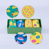 Novelty Fun Socks with Beautiful Gift Box 4PK