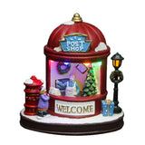 Post Office Christmas Decoration - LED Post Office Shop Christmas Decoration Gift