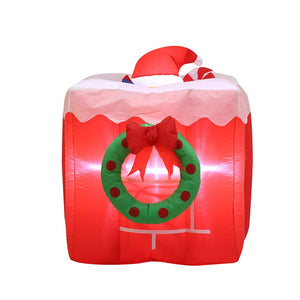 150cm Christmas Decoration Inflatable Santa in Chimney