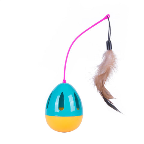 Pet Love Funny Tumbler Cat Feather Toys