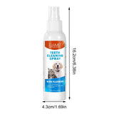 2 Pcs Pet Oral Breath Freshener Spray | Eliminates Bad Breath | Dental Care for Dogs & Cats