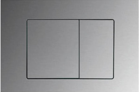 R&T Standard Cisterns Push Plates - Square Brushed Nickel