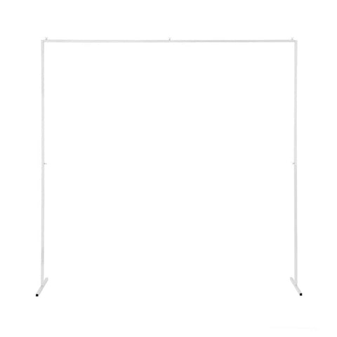 2M Backdrop Stand Wedding Background Decoration Party Flower Balloon Display White