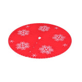 Jingle Jollys Christmas Tree Skirt 120cm Snowflake Ornaments Party Decorations