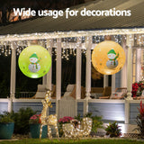 Jingle Jollys Christmas Inflatable Ball Led 60cm Snowman Decoration Bauble Gold