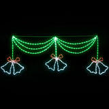 Jingle Jollys Christmas Lights 180cm Motif 288 LED Rope Light Outdoor Decoration