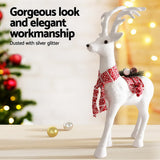 Jingle Jollys Christmas Reindeer 60cm Glitter Deer Ornaments Party Decorations