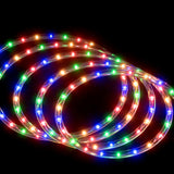 Jingle Jollys 20M Christmas Lights String Rope Light Decoration 600 LED Colorful