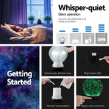 Darrahopens Appliances > Aroma Diffusers & Humidifiers Devanti Ultrasonic Aroma Aromatherapy Diffuser 3D Light Oil Firework Humidifier