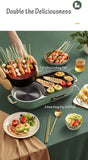 Darrahopens Appliances > Kitchen Appliances BEAR Multi-functional 2-in-1 Cooking Hot Pot And Griddle Barbecue Machine DKL-C15L1