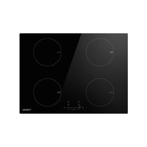 Darrahopens Appliances > Kitchen Appliances Devanti Electric Induction Cooktop 70cm Ceramic 4 Zones Stove Cook Top Hot Plate 7000W
