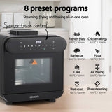 Darrahopens Appliances > Kitchen Appliances Devanti Steam Air Fryer Oven 15L W/ LCD Touch 1600W