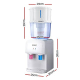 Darrahopens Appliances > Kitchen Appliances Devanti Water Cooler Dispenser Bench Top White